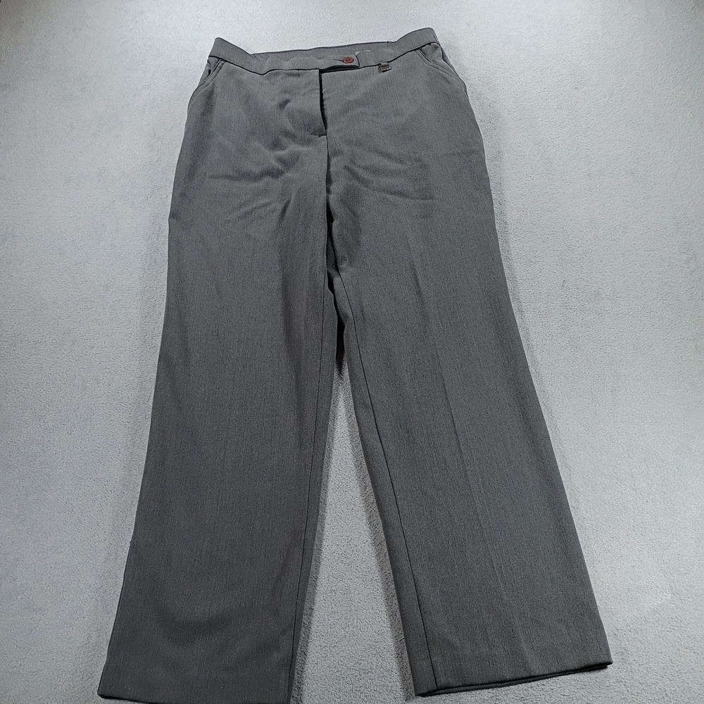 TanJay Womens Dress Pants Grey Size 28 Straight Leg Business Casual